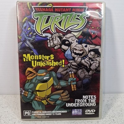 Notes From The Underground Monsters Unleashed DVD Teenage Mutant Ninja Turtles 