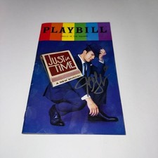 Jonathan Groff Signed Just in Time Musical Pride June 2025 Playbill