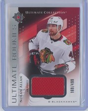 2024-25 Ultimate Collection Nolan Allan #129 Rookies RC Patch #/499 Blackhawks