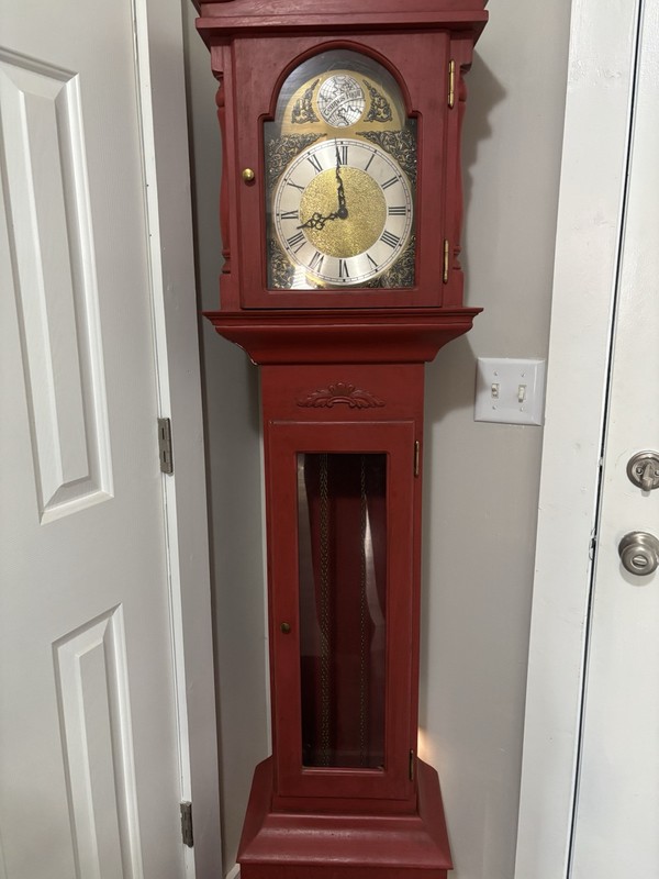 Grandfather Clock Emperor Clock Co Vintage 1970’s - Parts/Repair