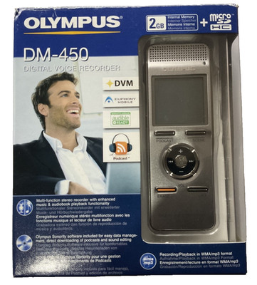 Olympus DM-450 Digital Voice Recorder NEU - PORTOFREI