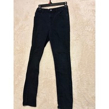 The Childrens Place Black Skinny Jeans Elastic Waist Kids Size 16S