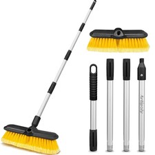 65" Car Wash Brush with Extension Pole, Car Wash 10  Dip Soft Brush, No Scrat...