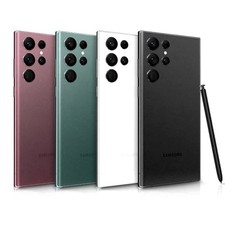 Samsung Galaxy S22 Ultra 6.8", 2022 Black 128GB Unlocked Refurbished, E