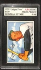1952 Proof from the Bowman Estate #139 Jerry Priddy ASA 9 Mint 100587