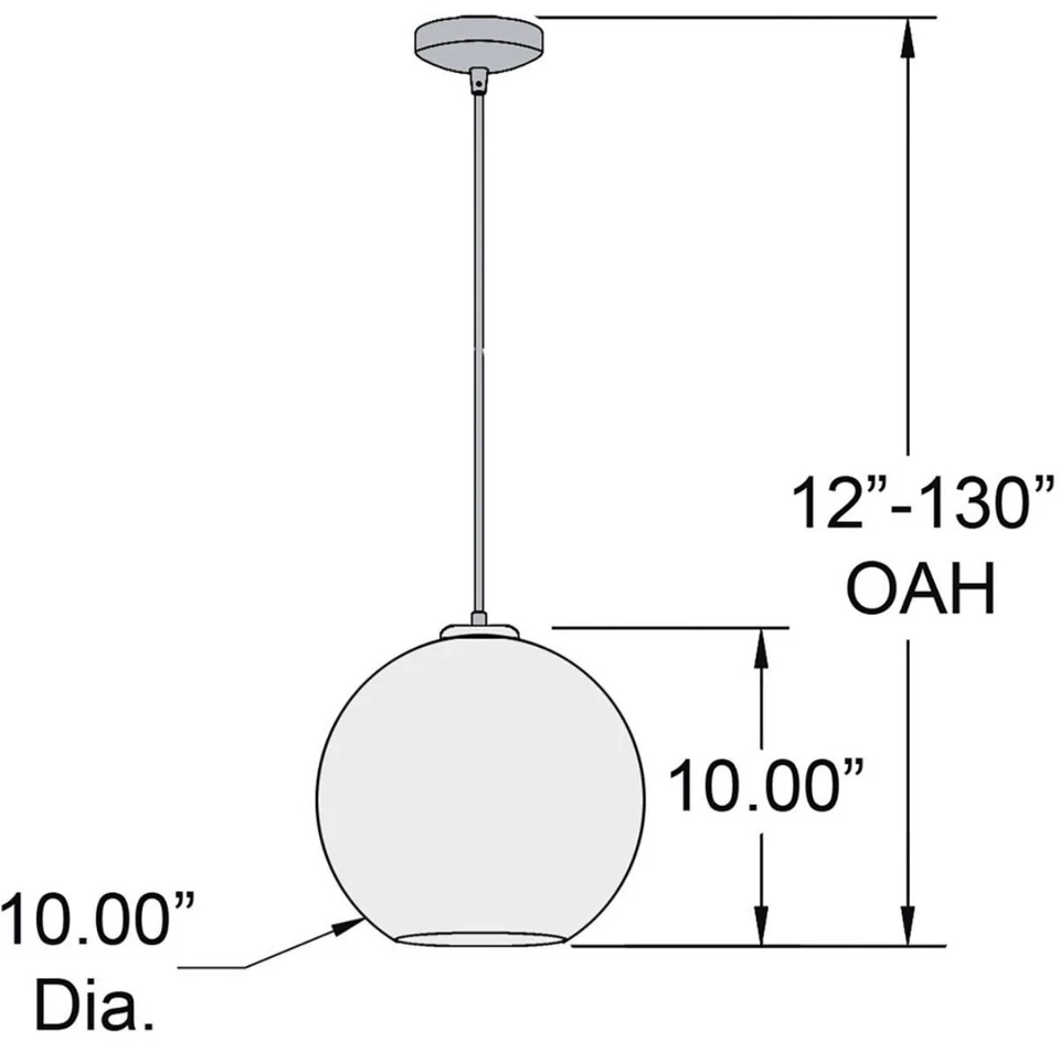Access Lighting 28101-BCP/CP Glow Pendant Brushed Copper - Image 3 of 3