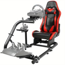 Racing Cockpit Stand with Red Playseat fit for Racing Simulator Cockpit Frame
