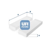 UFI Innenraumfilter 53.226.00 Partikelfilter FüR A6 Audi 4F2 C6 4FH XL1 VW 4F5