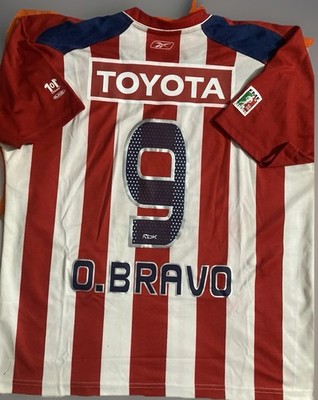 Reebok CHIVAS Rayadas de Guadalajara Omar Bravo Jersey XL