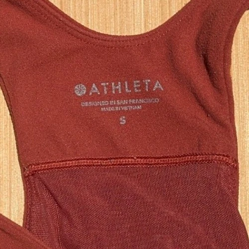 Camiseta corta Athleta Conscious Twist Powervita espalda deportiva gimnasio camiseta sin mangas mujer pequeña Foto 3 de 4
