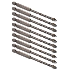 20pcs Masonry Drill Bit Set - [ 6mm ] Concrete Drill Bit Set for Brick/ Glass