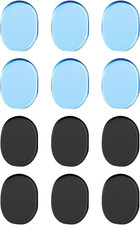 12Pcs Drum Dampener Gels,2 Colors Silicone Drum Silencers Dampening Moon Gels,Dr