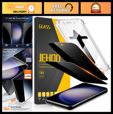 2 Pack Privacy Screen Protector for Galaxy S23 - Fingerprint Support, Easy Insta