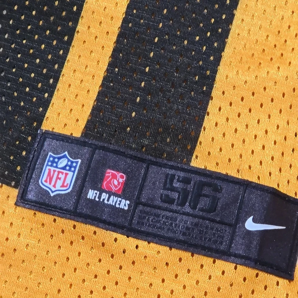 Camiseta Nike de los Pittsburgh Steelers James Harrison #92 Talla 56 City SEAL/EMBLEM Rara Foto 3 de 4