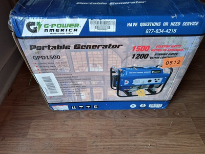 #ad Gpower America GPD1500 Generator $299.99