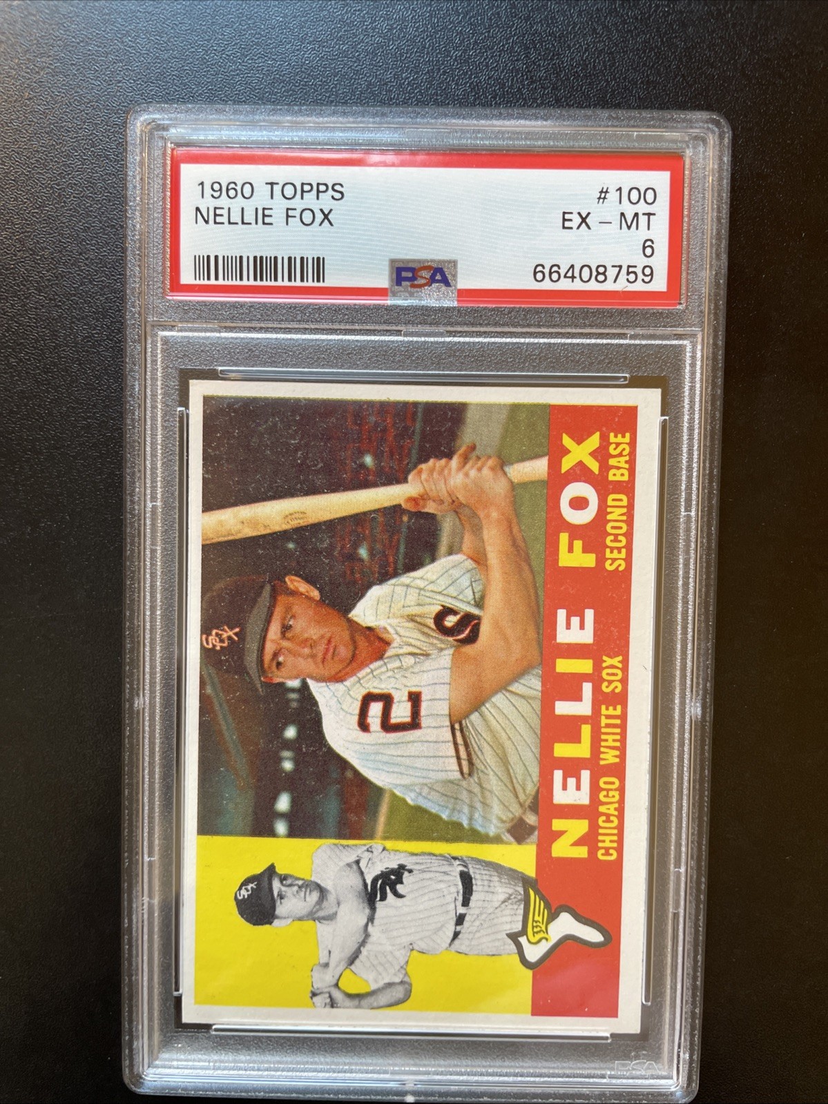 1960 Topps #100 Nellie Fox PSA 6
