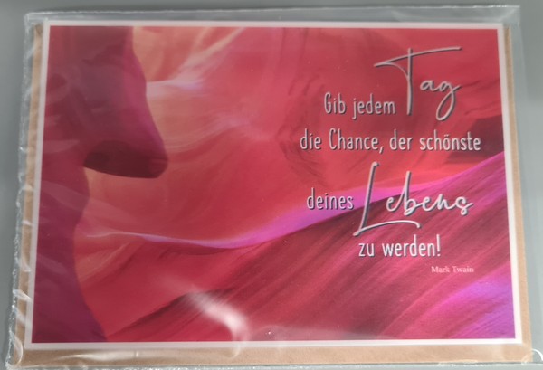 "Depesche Klappkarte 3D Art \\\"Gib Jedem Tag Die Chance\\\" - Ein StüCk,"-image