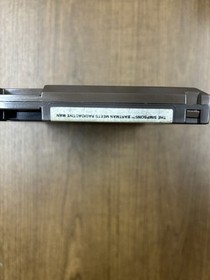 Simpsons Bartman Meets Radioactive Man - NES - Loose Cart Only!