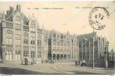 Carte Postale Ancienne - Belgique - Liège - Palais du Gouverneur - Animée - CPA