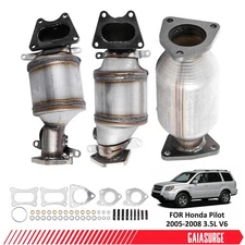 All Set Front Rear Catalytic Converter for 2005 2006 2007 2008 Honda Pilot 3.5L