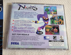 Nights Into Dreams (Sega Saturn) COMPLETE w/ Box manual game control pad EUC