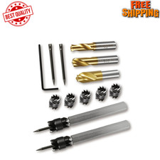 Spot Weld Cutter Sets Double Sided, 13 Pcs 3/8" and 5/16" HSS Spot Weld Cutter R