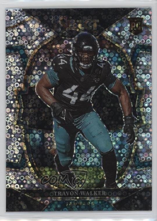 2022 Panini Select Concourse Disco Prizm Travon Walker #42 Rookie RC 13h9