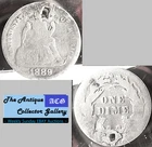 1889 Silver US Philadelphia Mint Seated Liberty Dime🪙Type 4🪙Hole