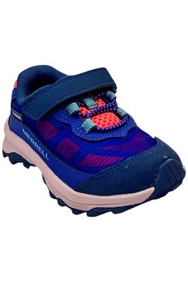 Merrell Toddler's Boy Moab Speed Low Waterproof Hiking Sneaker Blue