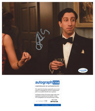 Simon Helberg ‘Florence Foster Jenkins’ Signed 8x10 Photo ‘Cosme McMoon’ ACOA