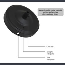 Ceiling Hole Cover Replacement Pendant Light Canopy Kit Antique Fixture Plate