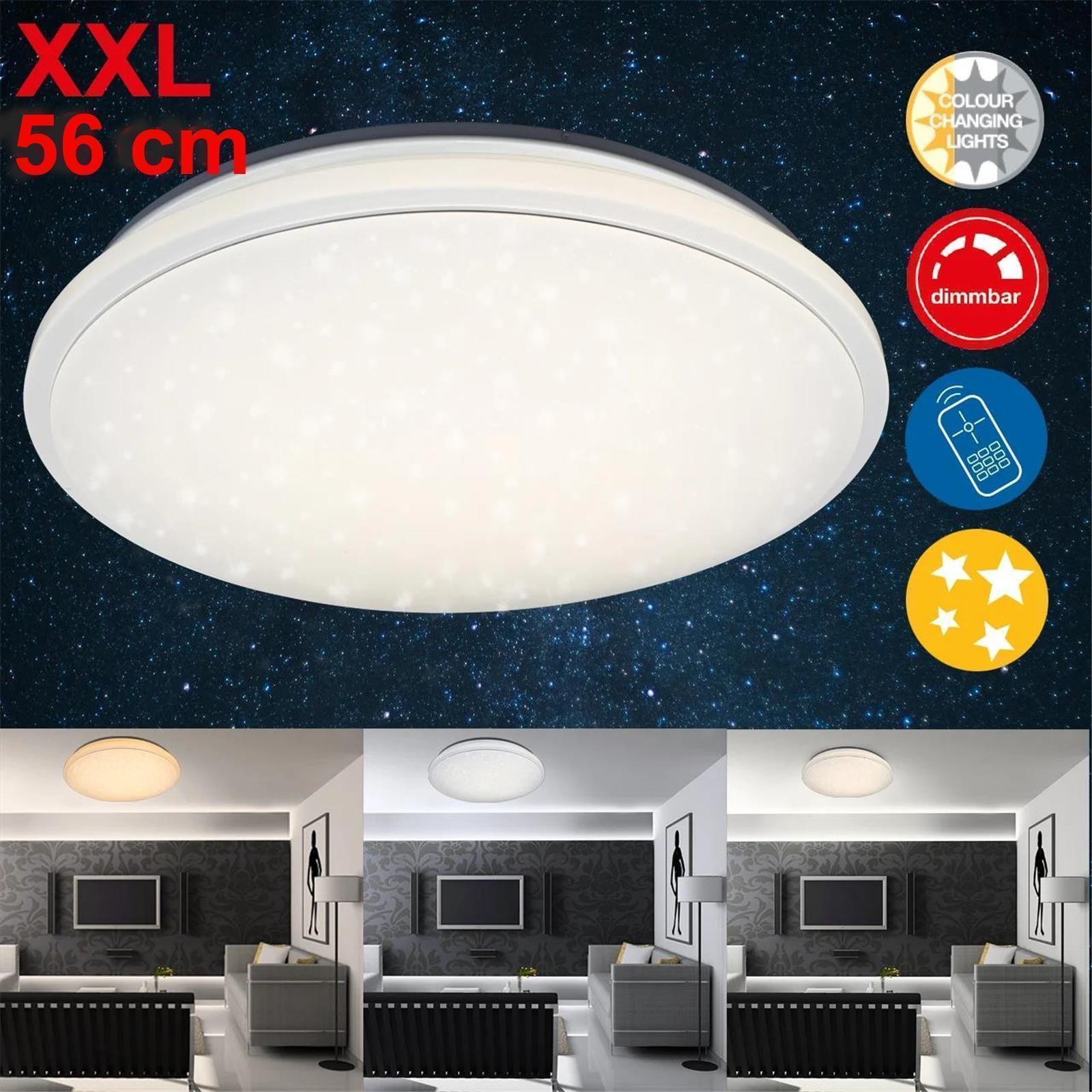 Plafoniera Briloner Star LED con telecomando dimmerabile