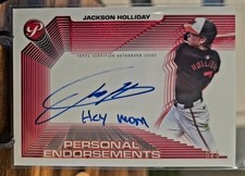 2025 Topps Pristine Jackson Holliday Personal Endorsements Auto /5 