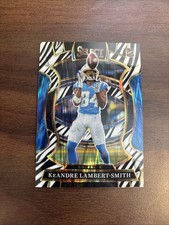 2025 Select ZEBRA Prizm Concourse KeAndre Lambert-Smith #3 Los Angeles Chargers