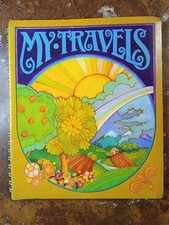 RARE 1971 Hallmark Travel Diary, UNUSED. **Psychedelic Day And Night Covers**
