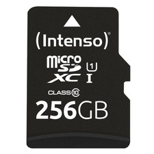 Intenso UHS-I Performance 256 GB microSDXC, Speicherkarte schwarz, UHS-I U1, Cla