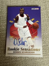 2013-14 Fleer Dennis Schroeder Rookie Sensations Auto