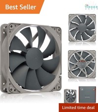 120mm Cooling Fan 4-Pin PWM 1700 RPM Quiet Airflow CPU Radiator Cooler