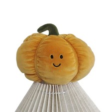 Jellycat Vivacious Velour Pumpkin 6" Beanie NWT includes dust bag