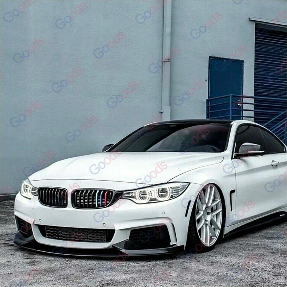 Alerón labial delantero con impresión de fibra de carbono para BMW Serie 4 MSport F32 F33 F36 14-20 Foto 2 de 4