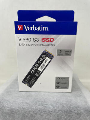 Verbatim Vi560 S3 SSD - 2TB Internal Solid State Hard Drive SATA III M.2 2280