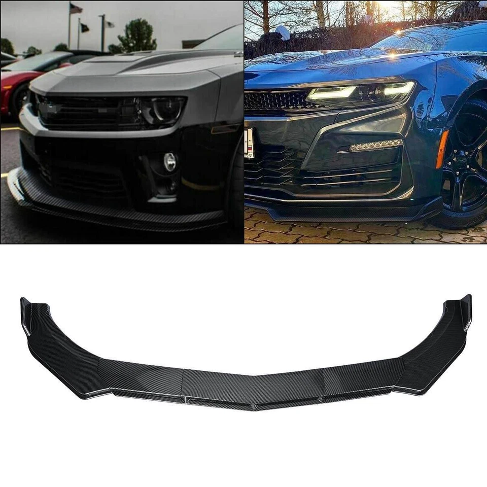 For Buick Regal Enclave 5pcs Carbon Fiber Front Bumper Lip Spoiler Splitters US - Image 4 of 4