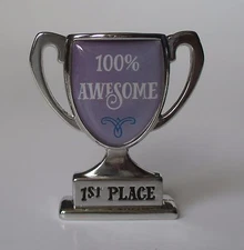 Q1 100% Awesome MINI DESK TROPHY FIGURINE ganz miniature 