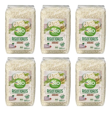 6 x 500g | dmBio Risottoreis Arborio