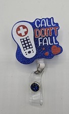 Nurse Badge Holder/Rectractable Reel ID Card Holder Lanyard/Medical/Call Light