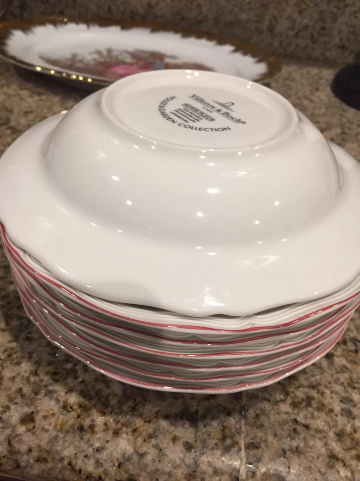 Villeroy & Boch 1748 Pette Fleur 7 cuencos sopera Luxemburgo vitro-porcelana Foto 4 de 4