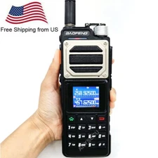 New Baofeng UV-25 Tri Band NOAA Type-C Charging Ham Radios 10W High Power