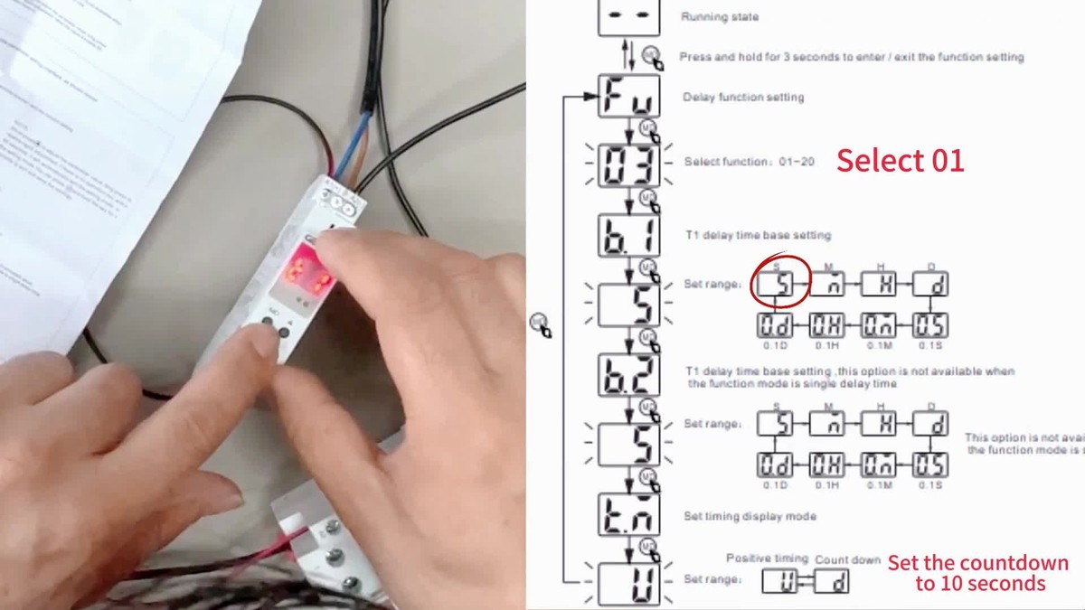 Interruttore Orario Digitale Programmabile GEYA THC-20A - 7 Giorni, 20A, 12-240V AC/DC