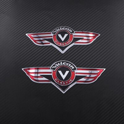 Gas Fuel Tank Badge Emblem Decal Stickers For Kawasaki Vulcan VN