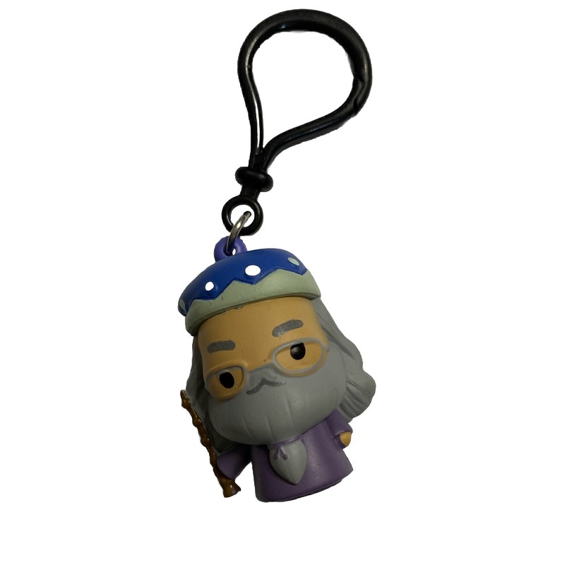 Albus Dumbledore From Harry Potter 3D Rubber Figure Keychain Bag Clip Collectibl